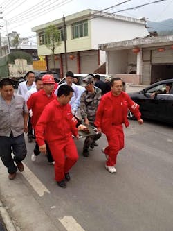 Rermag Com Sites Rermag com Files Uploads 2013 04 Sany Earthquake Rescueworkers