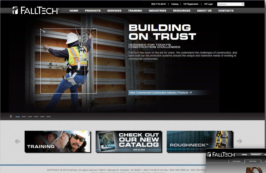 Redesigned FallTech Website Provides Quicker Access to Solution ...