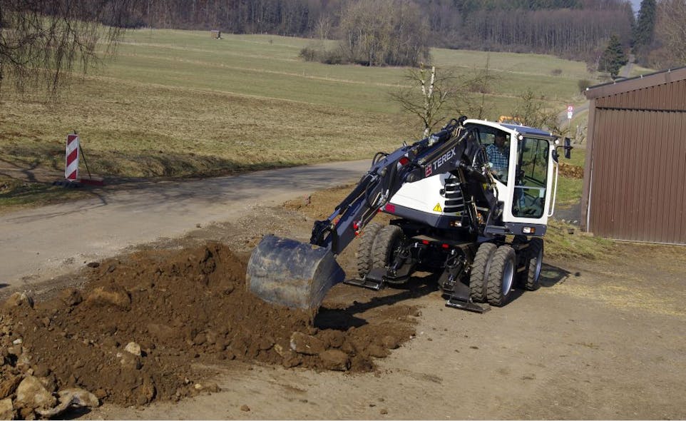 Rermag Com Sites Rermag com Files Uploads 2013 11 Rental Ready Terex Tw85 Wheeled Excavator