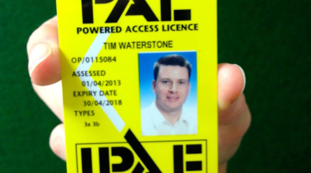IPAF Introduces Smart PAL Card to Improve Site Safety | Rental ...