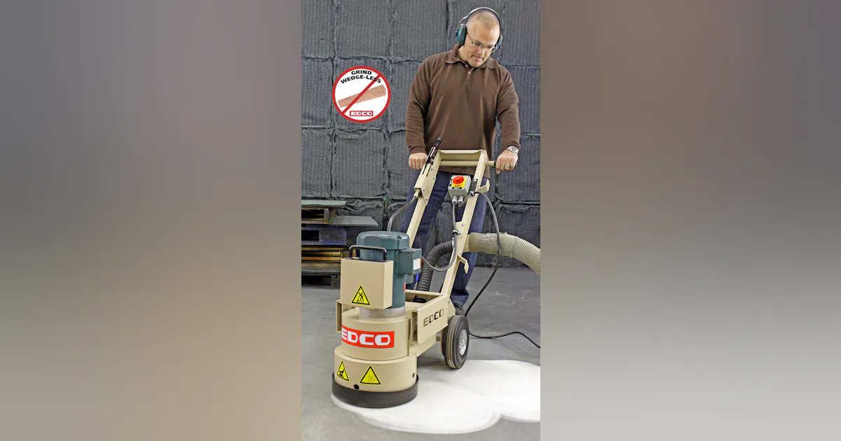 Single Wedge Disc Product of the Week – EDCO Single-Disc Wedge-Less Grinder | Rental ...