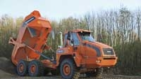 Articulated dump truck Rental Equipment Register