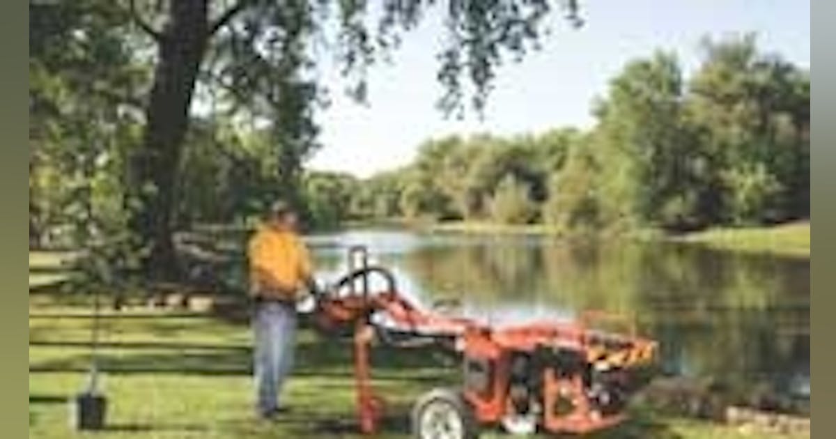 Hole-digging machine | Rental Equipment Register