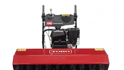 Toro introduces a new 36-inch rotary Power Broom to the rental market, which is suited for snow and debris removal as well as power raking.