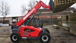 Manitou introduces the MT 5519 telescopic handler now equipped with a 69hp watercooled Yanmar Tier 4certified emissionscompliant diesel engine Manitou introduces the MT 5519 telescopic handler now equipped with a 69hp watercooled Yanmar Tier 4certified emissionscompliant diesel engine