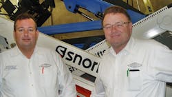 The acquisition of Snorkel by Xtreme Forklifts appears to be the ticket to restore Snorkelrsquos viability in the aerial marketplace From left Evan Ahern president of Ahern Rentals and Don Ahern CEO The acquisition of Snorkel by Xtreme Forklifts appears to be the ticket to restore Snorkelrsquos viability in the aerial marketplace From left Evan Ahern president of Ahern Rentals and Don Ahern CEO