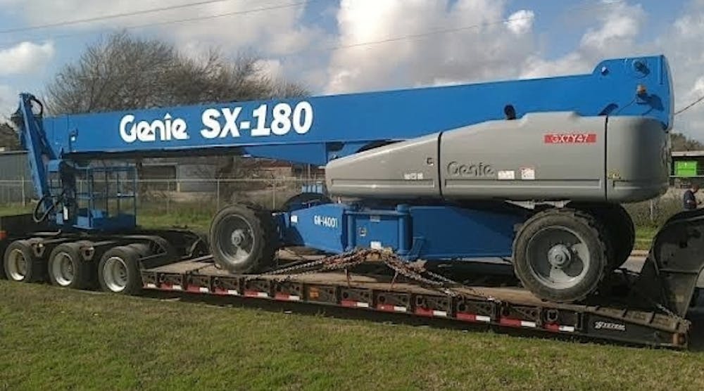 Acme Lift was one of the first to acquire Genie&rsquo;s 180-foot boomlift.
