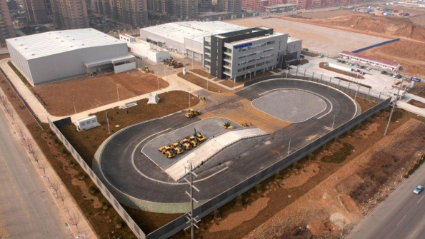 Aerial view of Volvo CErsquos Jinan Technology Center in Jinan China dedicated to development products for emerging markets
