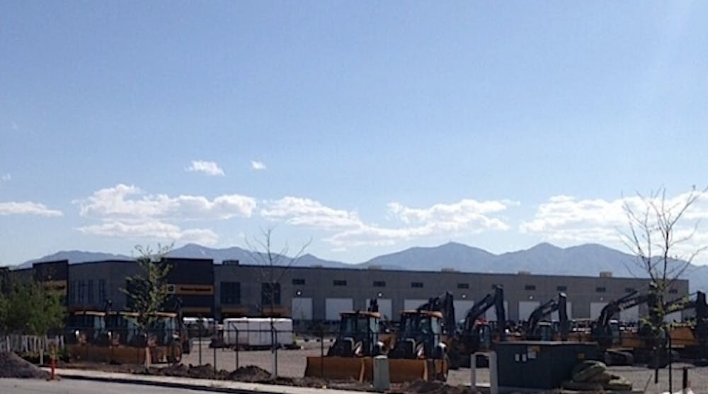 Honnen Equipment&rsquo;s new Salt Lake City location used 19 million pounds of concrete to complete the building.