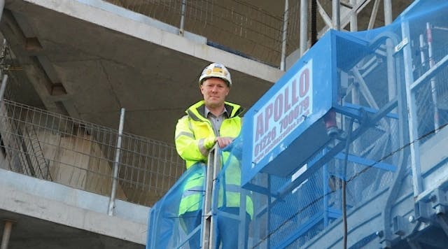 Apollo Cradles Darren Brady says mast climbing work platforms are one of the safest and most economical ways to work at height.