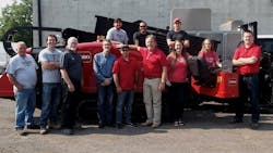 Tororsquos Trenchless Utility Equipment team in its equipment yard in Burlington Ontario Canada Tororsquos Trenchless Utility Equipment team in its equipment yard in Burlington Ontario Canada