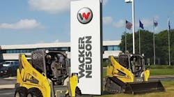 Wacker Neuson expects skid-steer and compact track loaders to be produced in Wisconsin beginning in the first quarter of 2015.