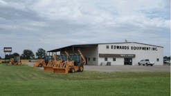 The acquisition of H Edwards allows Luby Equipment Services to expand its coverage as a Case dealership and rental company.