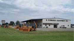 The acquisition of H Edwards allows Luby Equipment Services to expand its coverage as a Case dealership and rental company The acquisition of H Edwards allows Luby Equipment Services to expand its coverage as a Case dealership and rental company