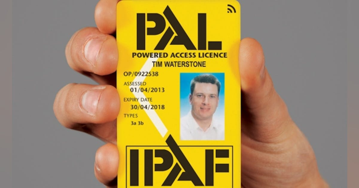 IPAF to Issue Machine-Readable PAL Cards | Rental Equipment Register