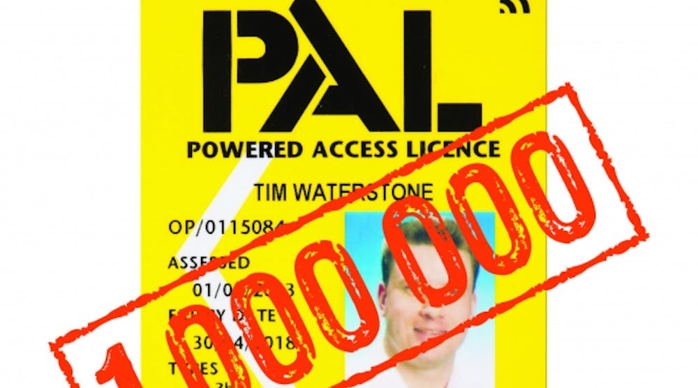 IPAF Celebrates One Million PAL Cards Issued | Rental Equipment Register