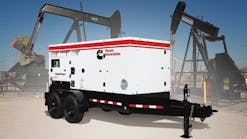 One of Cummins&rsquo; new Tier 4 Final generators is delivered to an oil-drilling site.