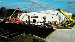 The new Baltimore area branch is larger with 40000 square feet of office and shop space with 18 service bays and a 9000squarefoot parts warehouse