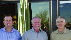 Chris Watts left with Mike Watts and Benno Jurgemeyer at Sunstate39s Phoenix headquarters Chris Watts takes over as president and CEO as Jurgemeyer retires Chris Watts left with Mike Watts and Benno Jurgemeyer at Sunstate39s Phoenix headquarters Chris Watts takes over as president and CEO as Jurgemeyer retires