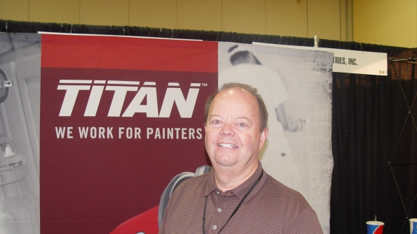 Steve Soares Wirant Sales representing several products at the CRA show is pleased with attendance and the opportunity to show equipment to CRA rental companies