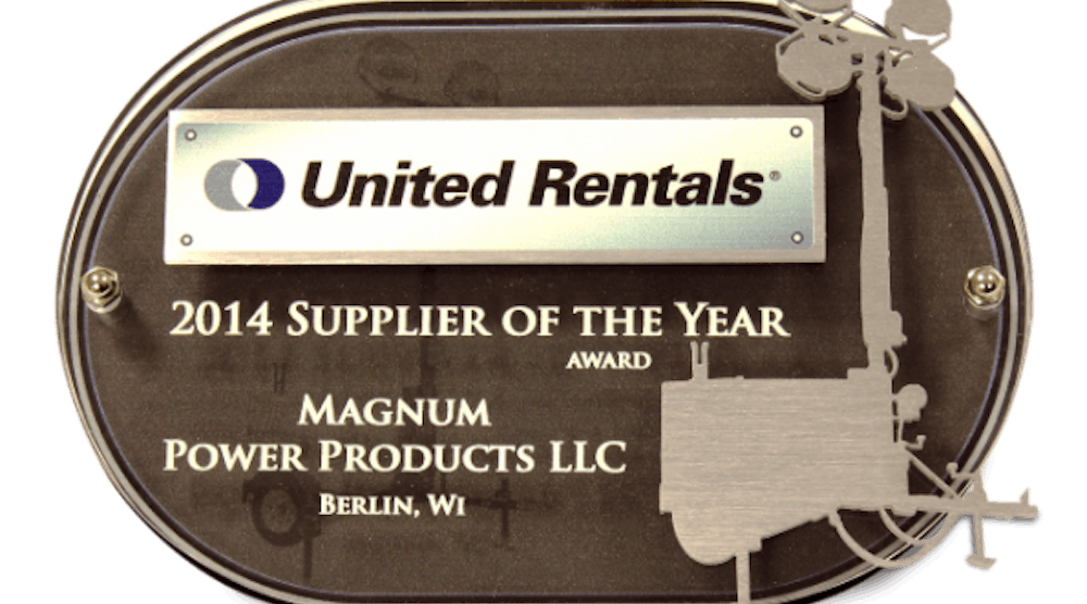 Magnum has supplied United Rentals with products for the past 10 years.
