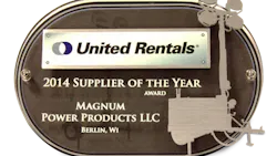 Magnum has supplied United Rentals with products for the past 10 years