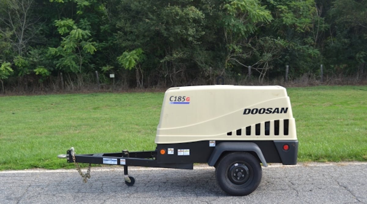 Doosan&apos;s C185G gas-powered air compressor was shown at World of Concrete.
