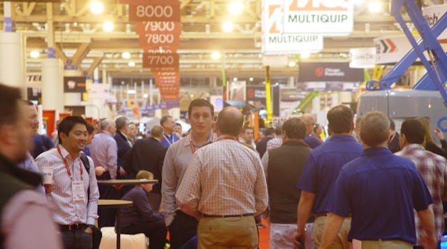 A scene from the Rental Show 2015 on the first day. ARA reports rental penetration grew 100 basis points in 2014.