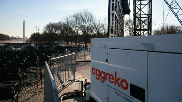 Aggreko specializes in large events such as the presidential inauguration