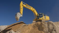 Emeco traditionally specializes in heavy equipment rental such as Komatsu excavators.