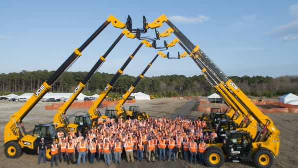 JCB hosts 200 dealer personnel from North America at its Savannah Ga US headquarters