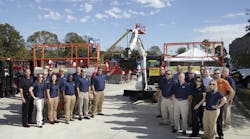 HERC opens its dedicated used equipment sales facility in Orlando, Fla., last year.