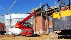 A Manitou telehandler at work The company posted a strong 11percent yearoveryear increase in the first quarter of 2015 A Manitou telehandler at work The company posted a strong 11percent yearoveryear increase in the first quarter of 2015