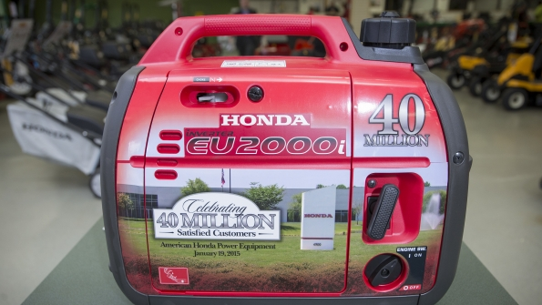 The specially designed 40 millionth power product is prepared for shipment at Honda39s North Carolina factory