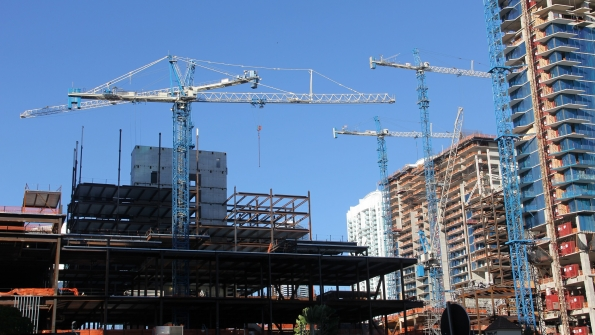 A Terex crane at work in Miami The company39s Cranes segment performed as expected in the first quarter