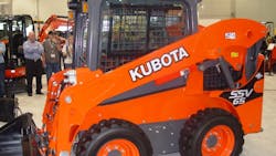 Kubota39s SSV65 skidsteer loader at World of Concrete 2015 Kubota39s SSV65 skidsteer loader at World of Concrete 2015