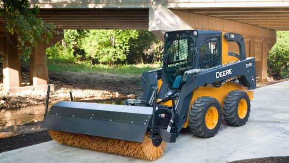 Construction and forestry sales are increasing for Deere which remains profitable despite soft agriculture demand