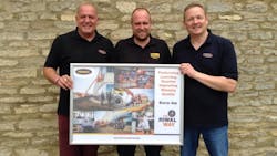 From left Tim White Riwal UK Darren Verschuren ALS Safety and Dave Freebody Riwal UK celebrate Riwal39s acquisition of ALS From left Tim White Riwal UK Darren Verschuren ALS Safety and Dave Freebody Riwal UK celebrate Riwal39s acquisition of ALS