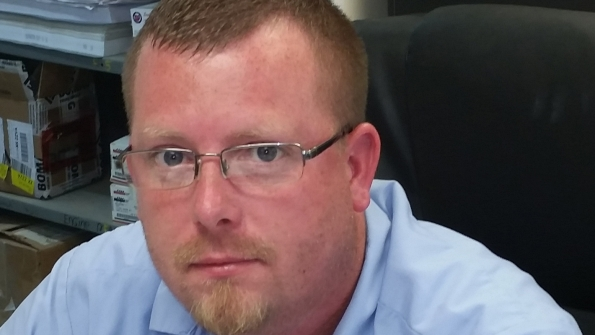 Former heavy equipment operator Jamie Hibbs joins Southeastern as a parts associate