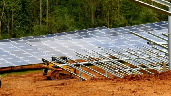 Carolina Cat Power Systems is helping to build a 10acre solar farm to provide 3 megawatts of electricity enough to power about 250 homes