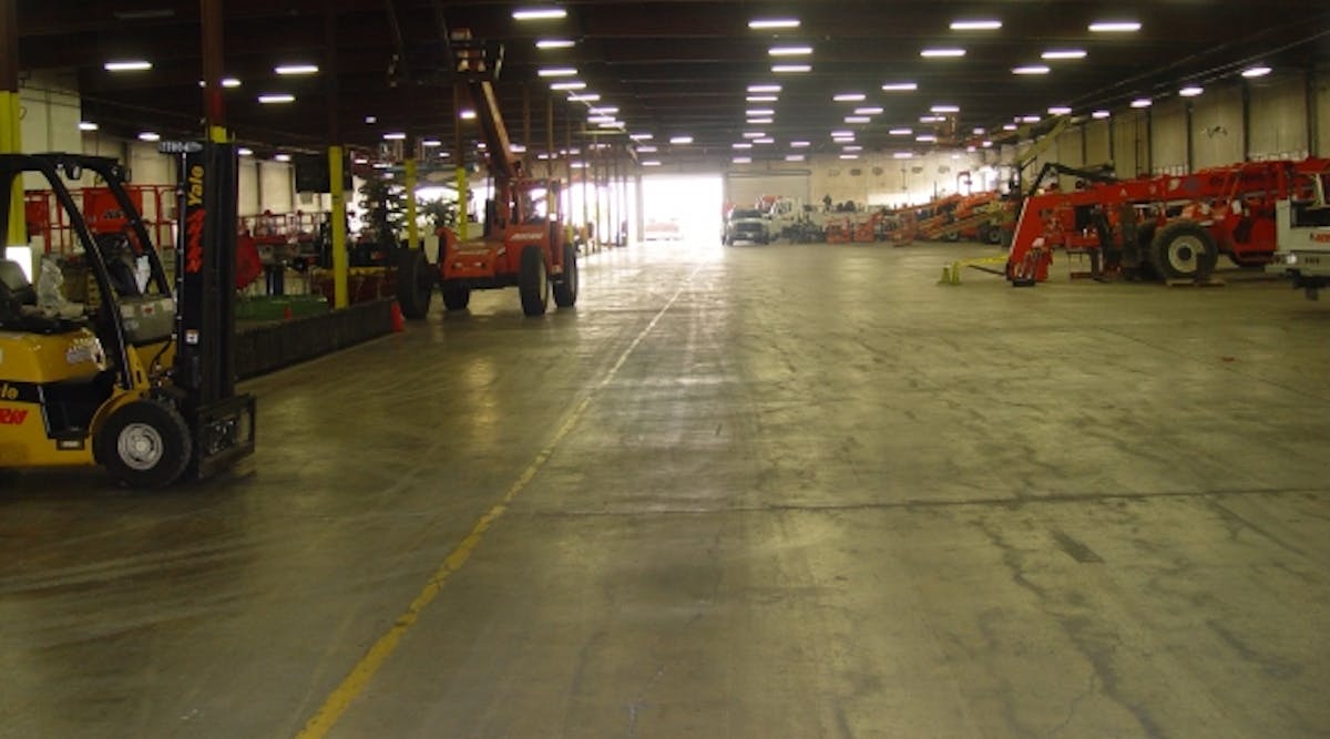 Ahern Rentals in Austin, Texas, issued an alert after a fraudulent rental. Pictured is the company&apos;s La Mirada, Calif., warehouse.