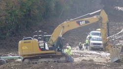 Excavators such as these are part of Cross Country39s inventory and are frequently used in oilandgas operations Excavators such as these are part of Cross Country39s inventory and are frequently used in oilandgas operations