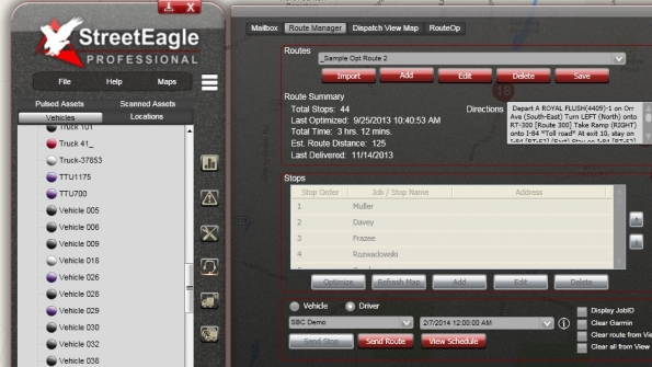 Enfinity39s StreetEage mobile software includes GPS monitoring invehicle navigation status updates and reporting tools with its rental management software