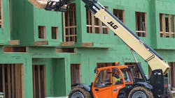 Despite solid expectations for the rest of the year heavy rains and uncertain rental market conditions slowed sales in JLG39s fiscal third quarter Despite solid expectations for the rest of the year heavy rains and uncertain rental market conditions slowed sales in JLG39s fiscal third quarter