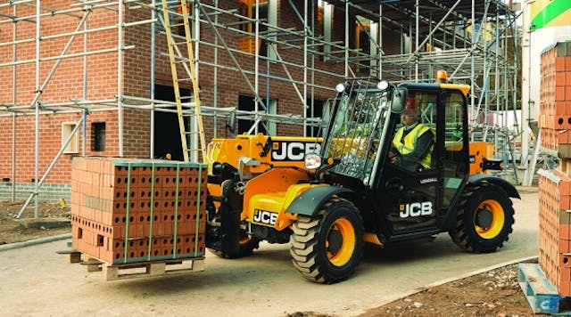 JCB telehandlers are an important part of Fork Rents&apos; inventory.