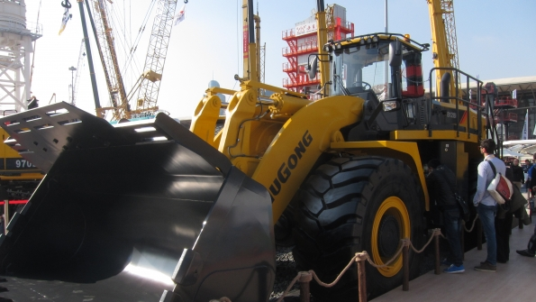 LiuGong products shown at Bauma China last year Noble Iron represents LiuGong equipment in southeast Texas