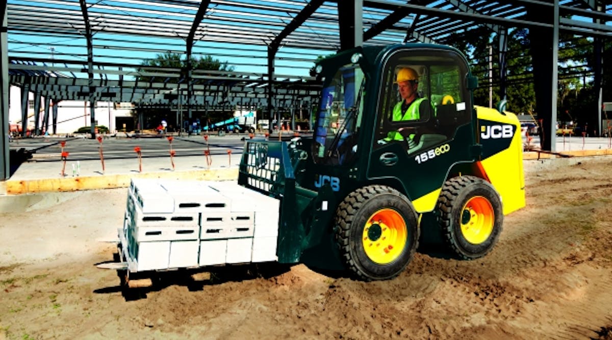 JCB skid-steer loaders are among the machines represented by new dealer Jungclaus JCB.