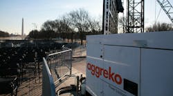 Aggreko, shown powering events in Washington, D.C., will expand its Canadian footprint and increase its presence in the heater market.