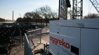 Aggreko, shown powering events in Washington, D.C., will expand its Canadian footprint and increase its presence in the heater market.