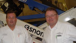 Evan Ahern left with Ahern Rentals owner Don Ahern Evan Ahern left with Ahern Rentals owner Don Ahern